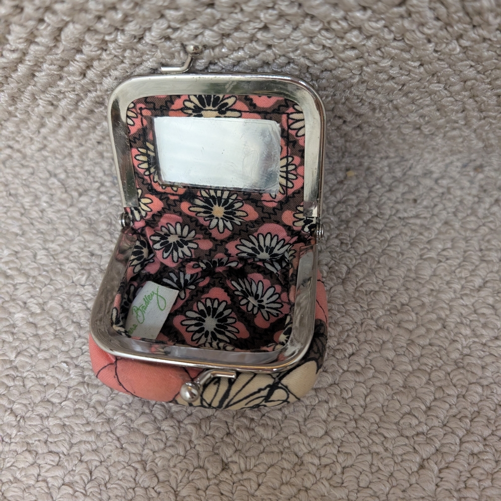 Vera Bradley Mocha Rouge Contact Case - Picture 3 of 4